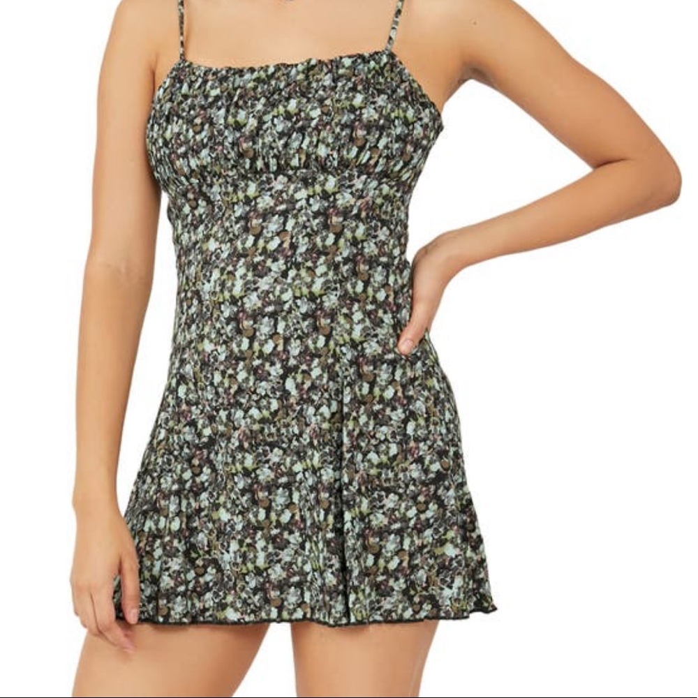 NWT Free People Jamie Floral Print Minidress Size Small